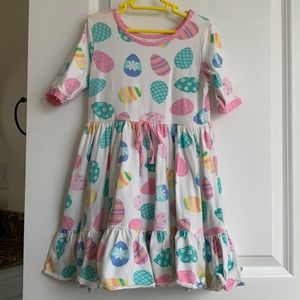 Eleanor Rose Easter Egg knit dress